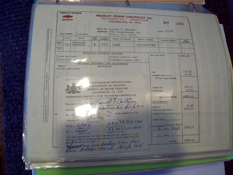 1972 Chevrolet Corvette Low Miles- SOLD!!