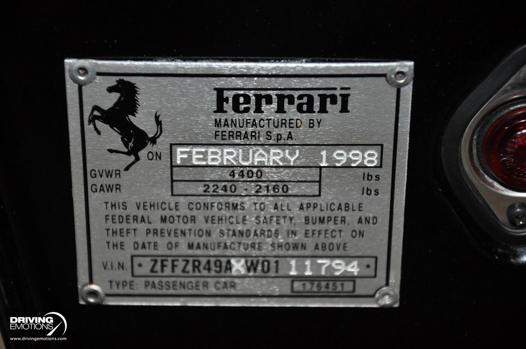 1998 Ferrari 550 Maranello