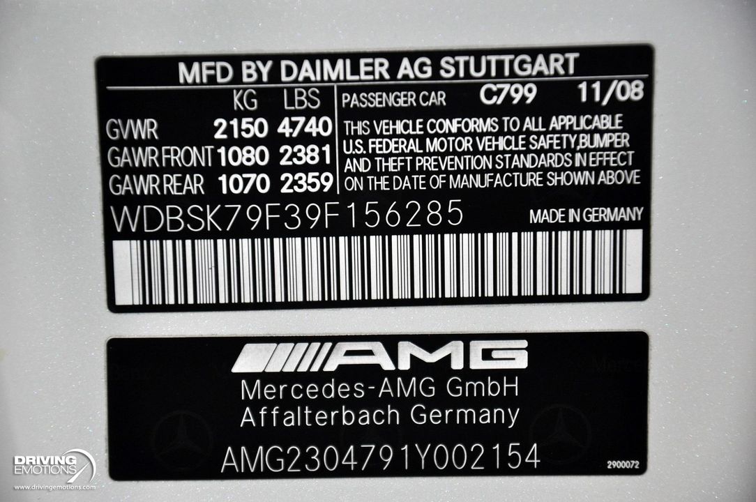 2009 Mercedes-Benz SL65 AMG Black Series