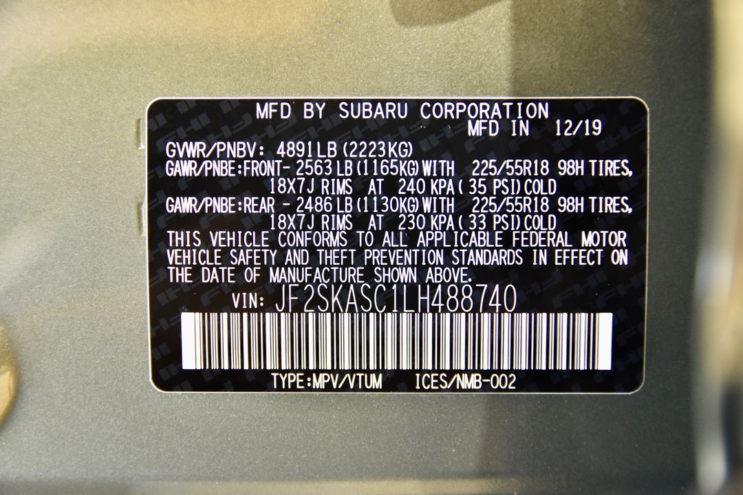 2020 Subaru Forester