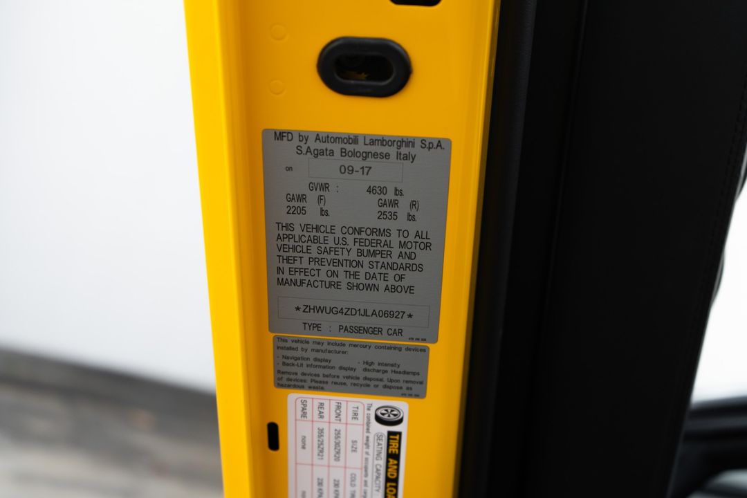 2018 Lamborghini Aventador S