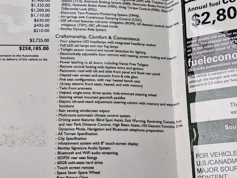 2017 Bentley Bentayga