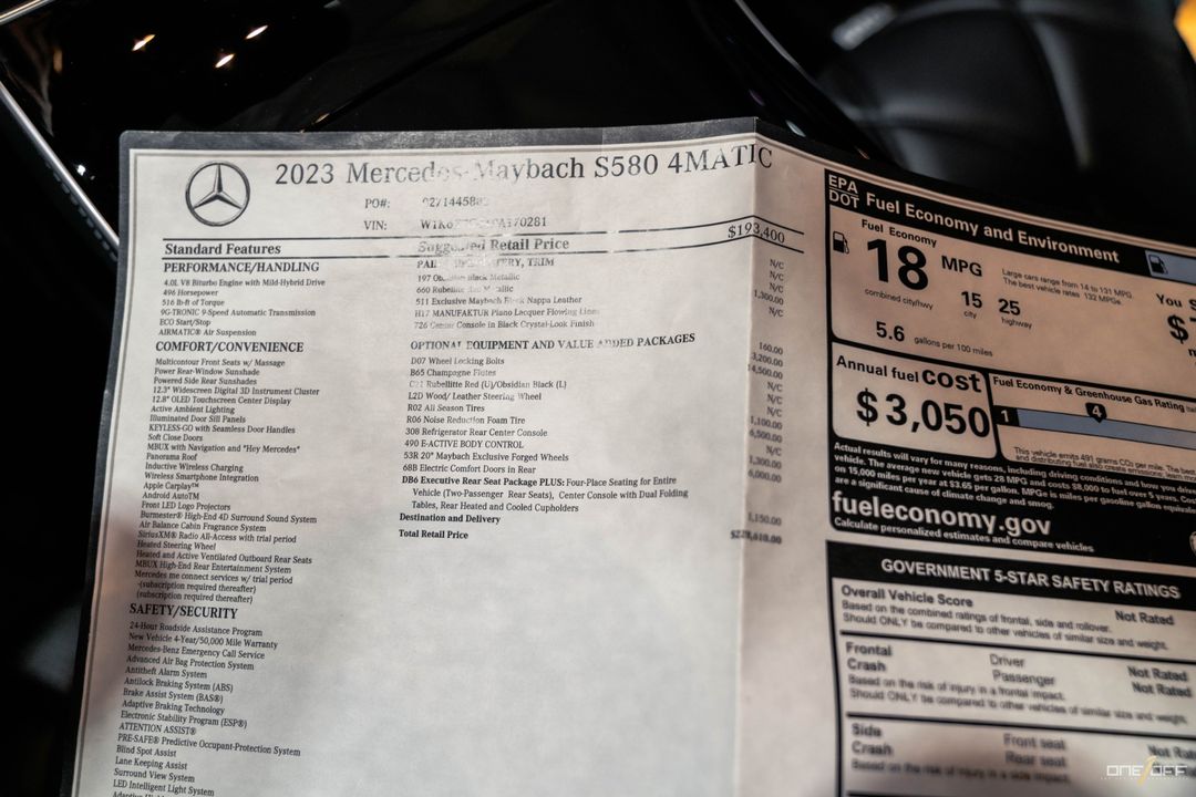 2023 Mercedes-Benz S580
