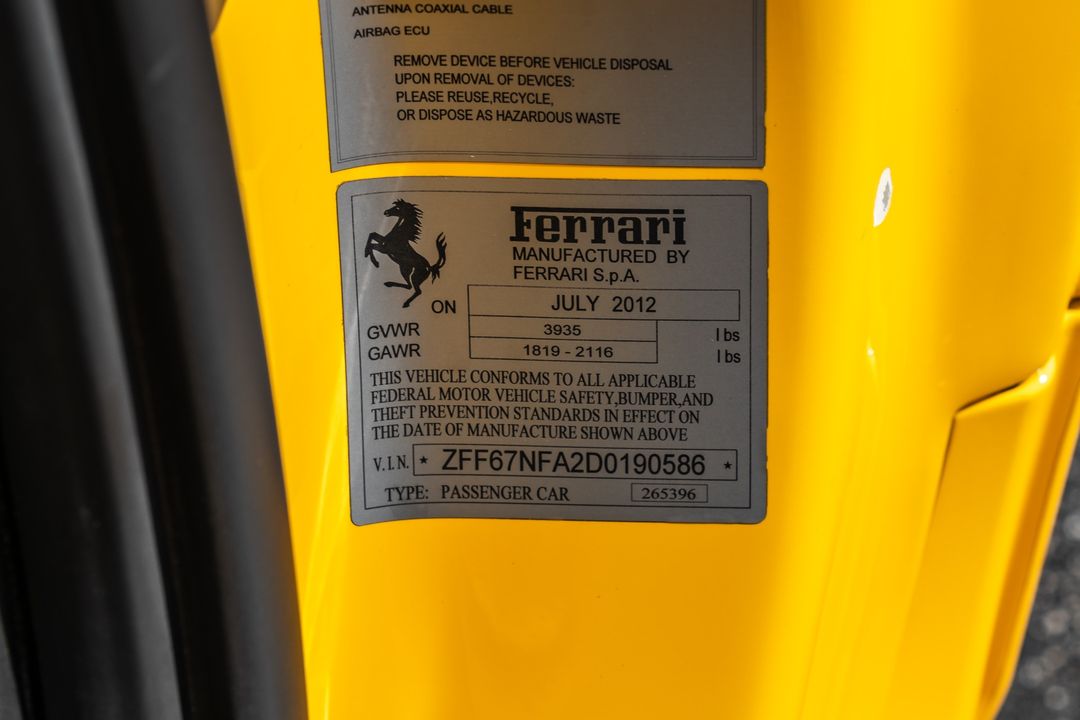 2013 Ferrari 458 Italia