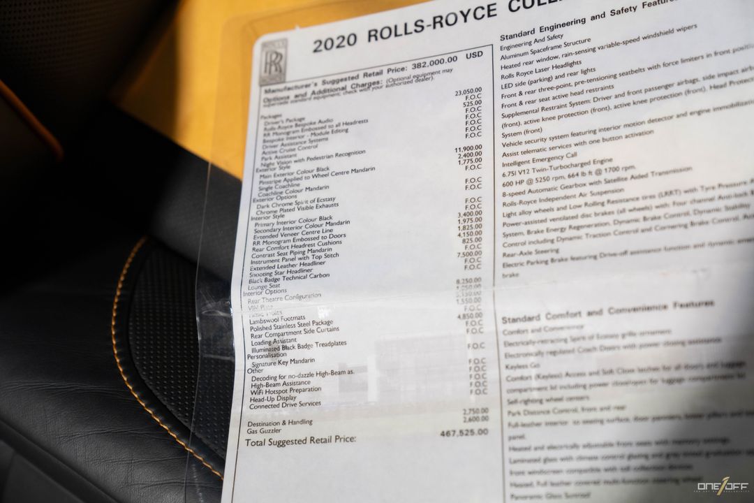 2020 Rolls-Royce Black Badge Cullinan