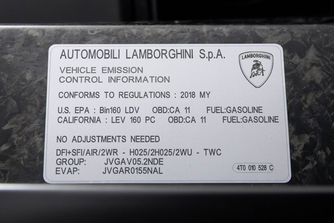 2018 Lamborghini Huracan