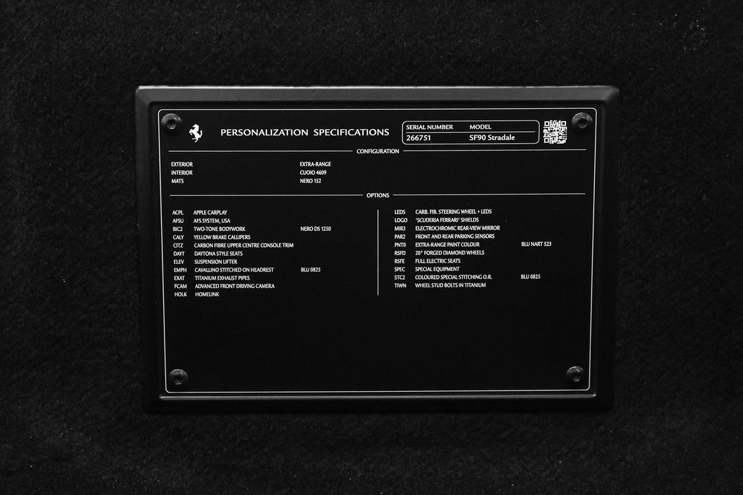 2021 Ferrari SF90 Stradale