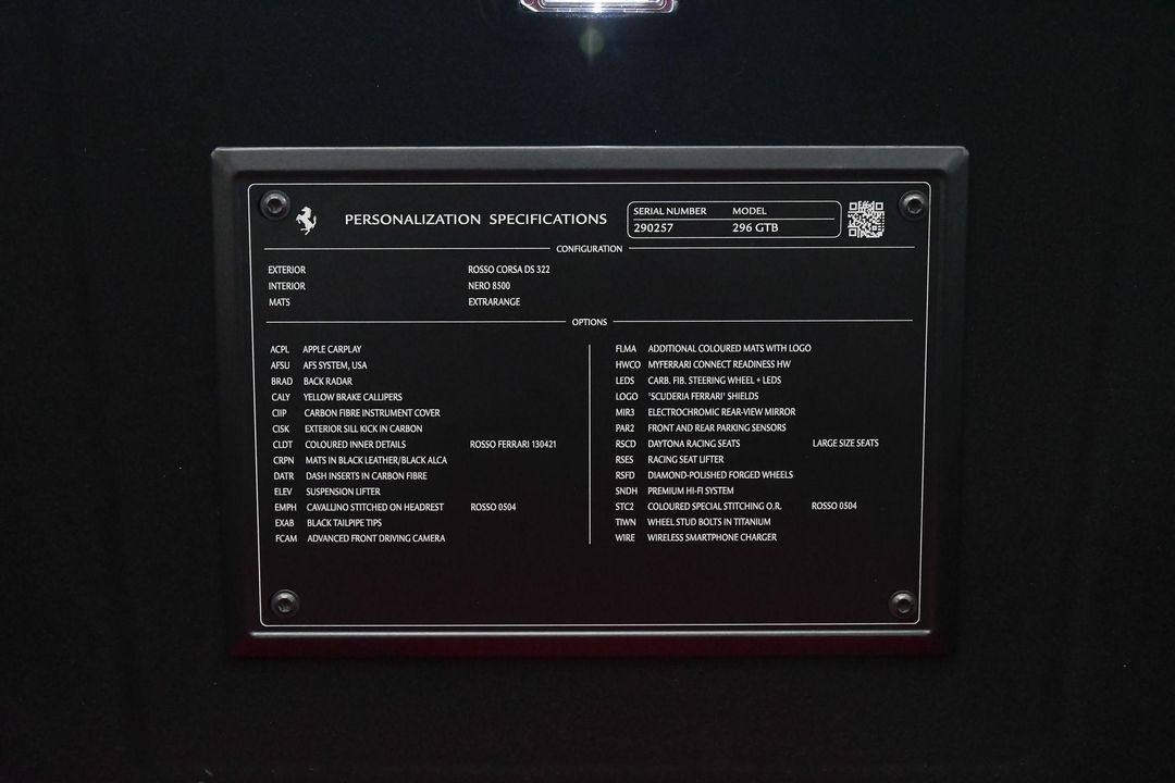 2023 Ferrari 296 GTB