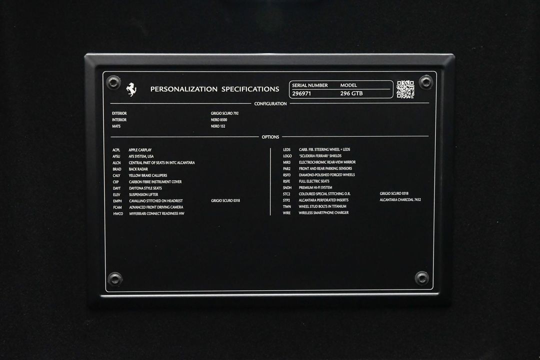 2023 Ferrari 296 GTB