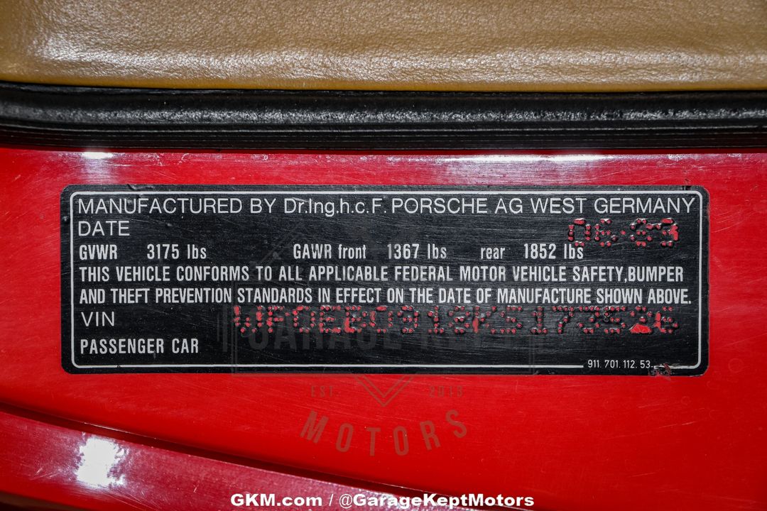 1989 Porsche 911 Carrera Speedster