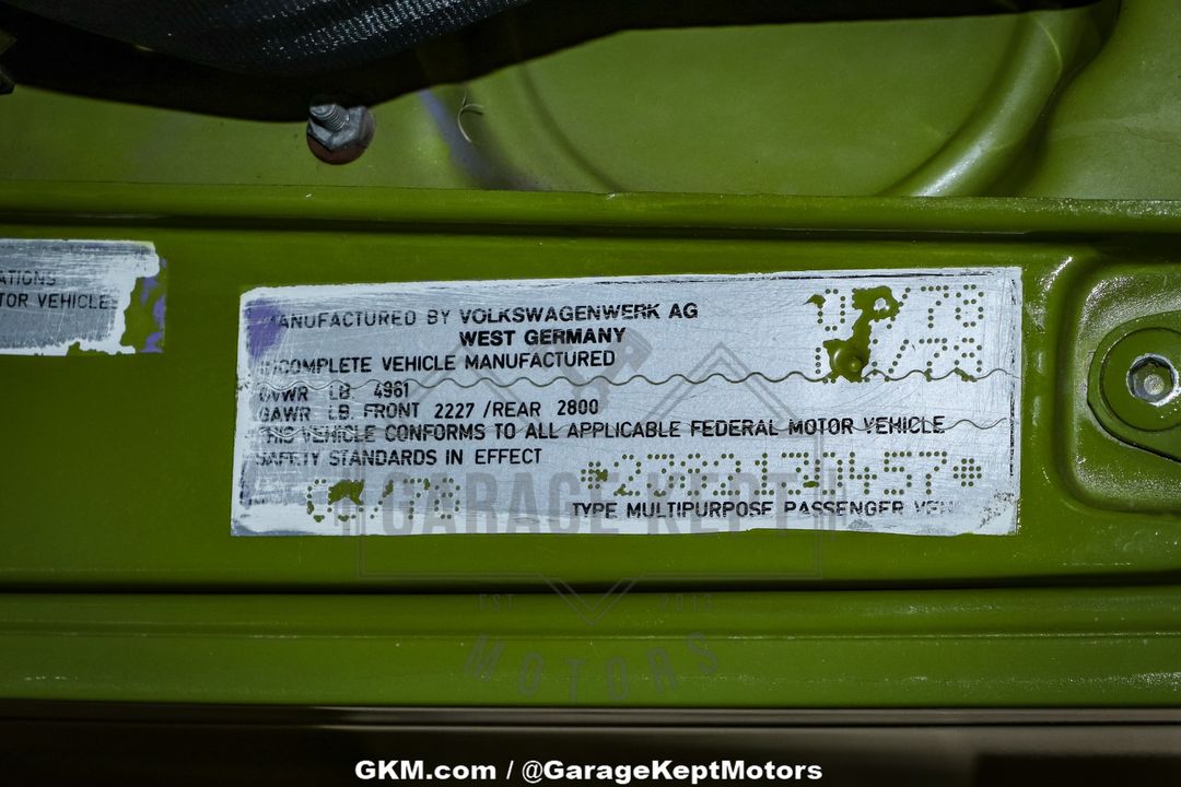 1978 Volkswagen Westfalia