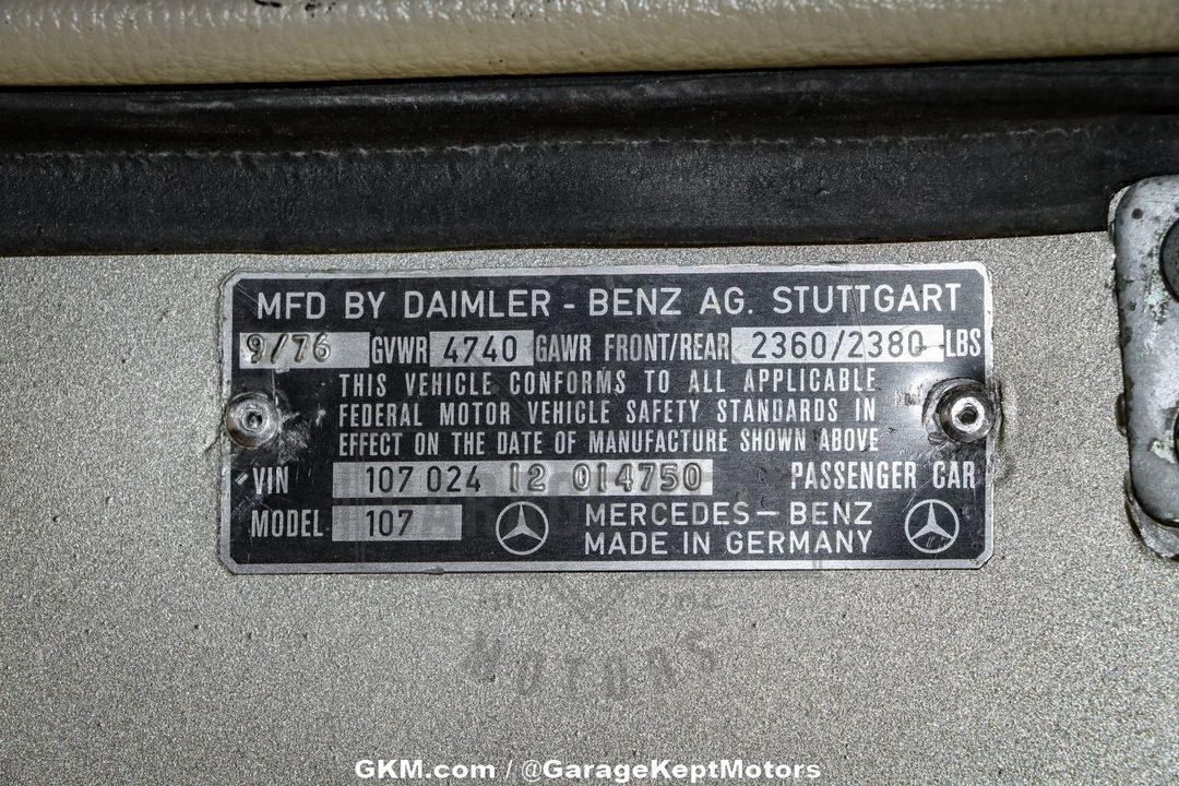 1976 Mercedes 450 SLC