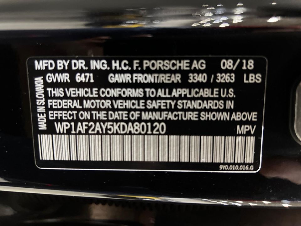 2019 Porsche Cayenne