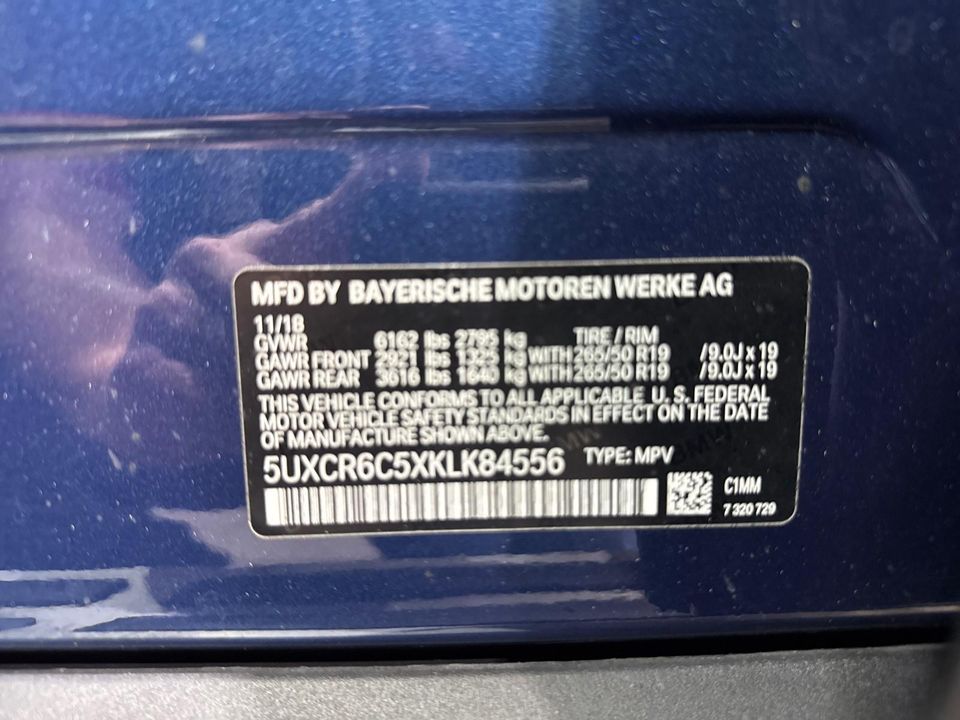 2019 BMW X5