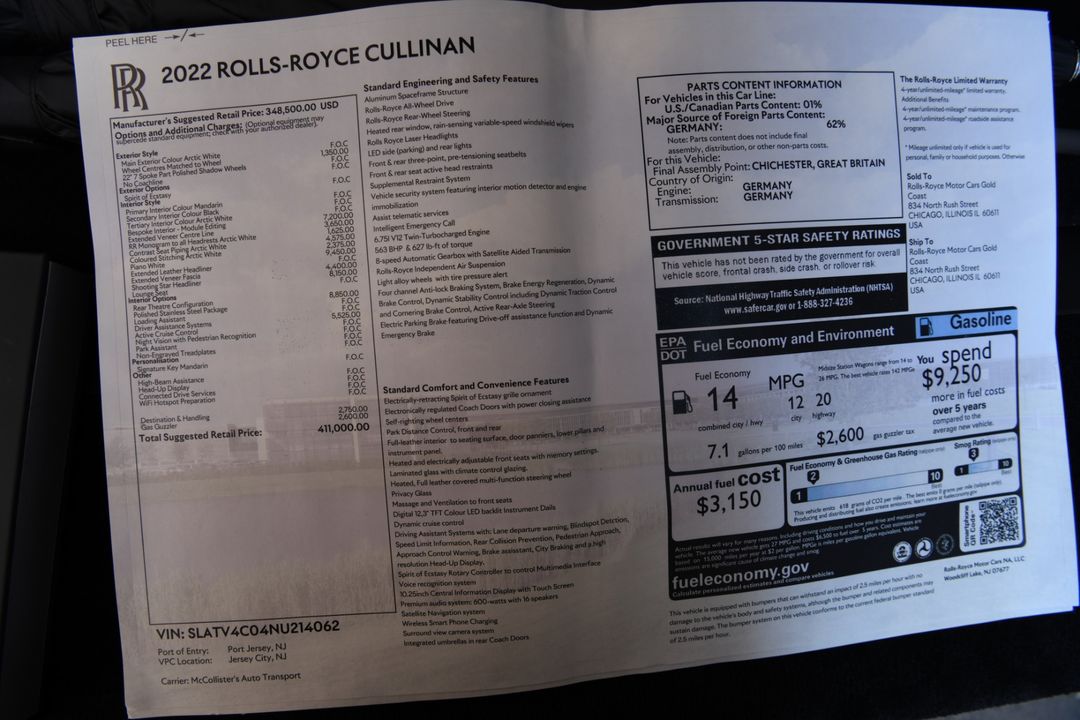2022 Rolls-Royce Cullinan