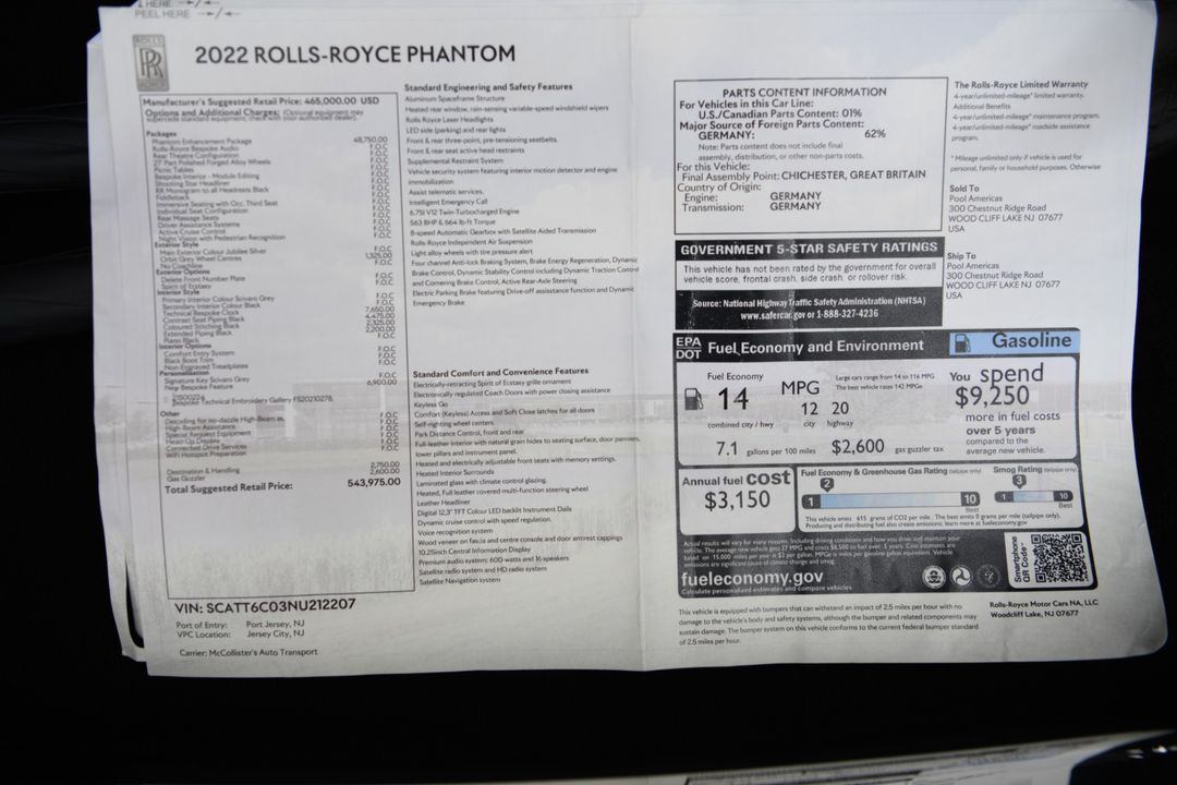 2022 Rolls-Royce Phantom