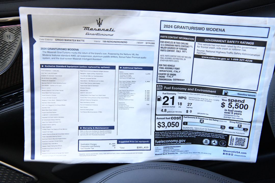 2024 Maserati GranTurismo