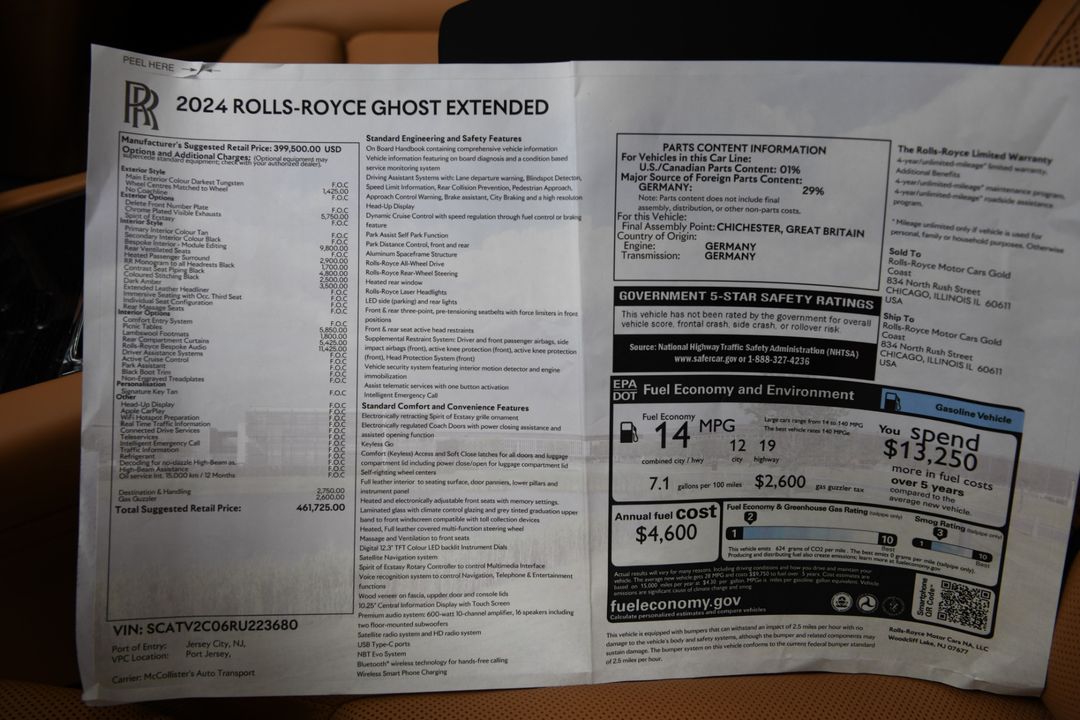 2024 Rolls-Royce Ghost