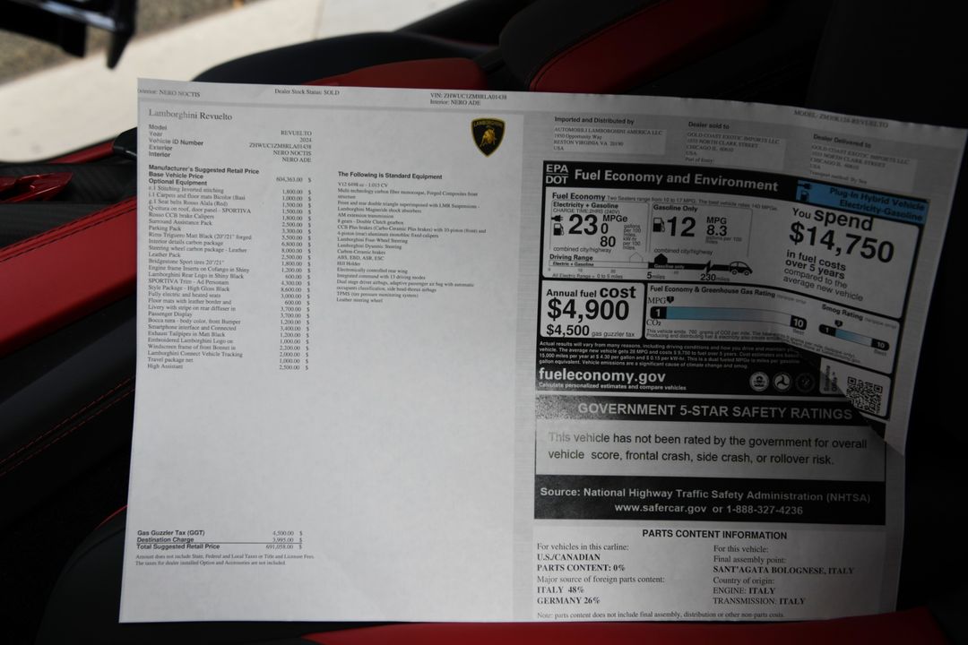 2024 Lamborghini Revuelto