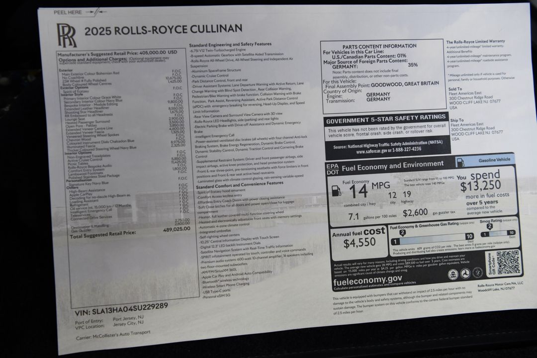 2025 Rolls-Royce Cullinan