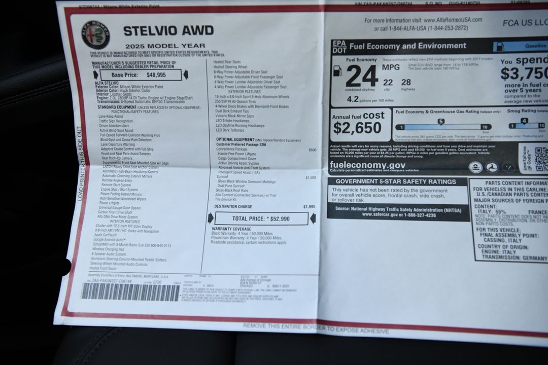 2025 Alfa Romeo Stelvio