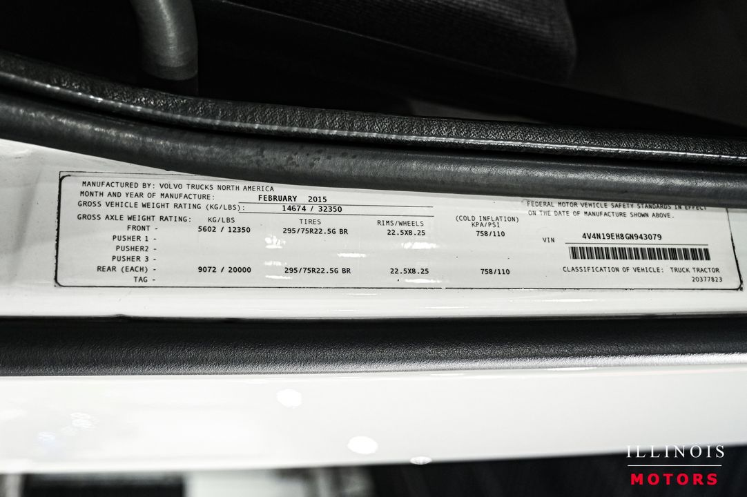 2016 Volvo VN VNL