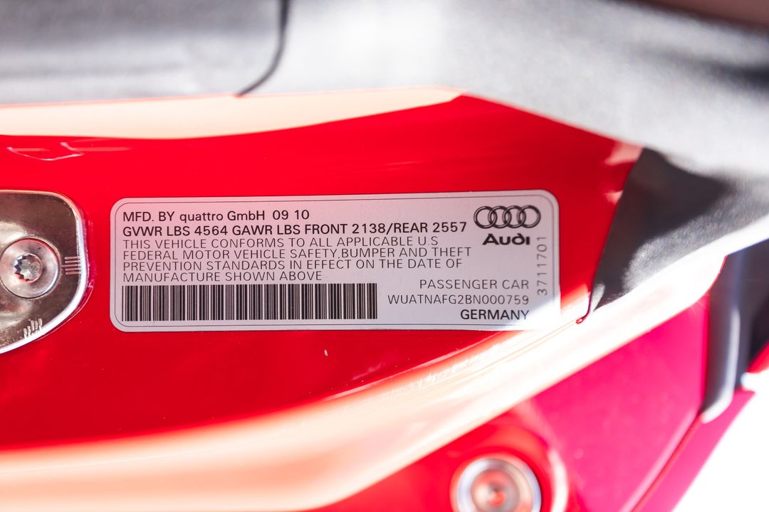 2011 Audi R8