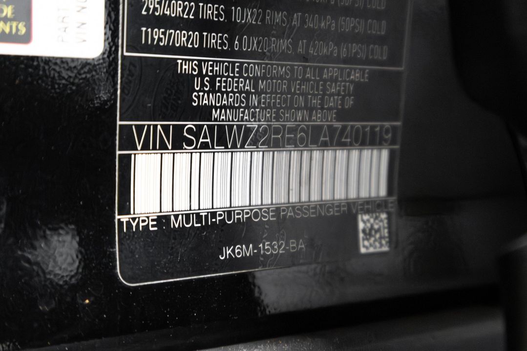 2020 Land Rover Range Rover Sport