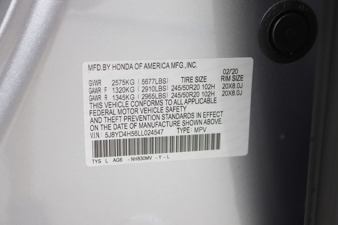 2020 Acura MDX