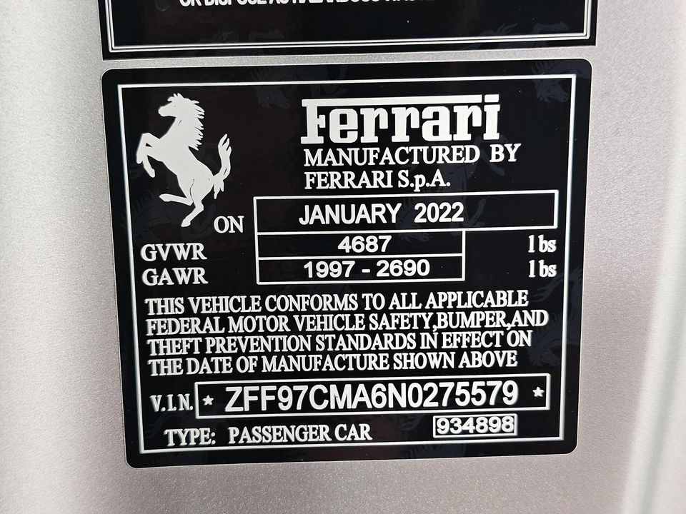 2022 Ferrari 812 GTS