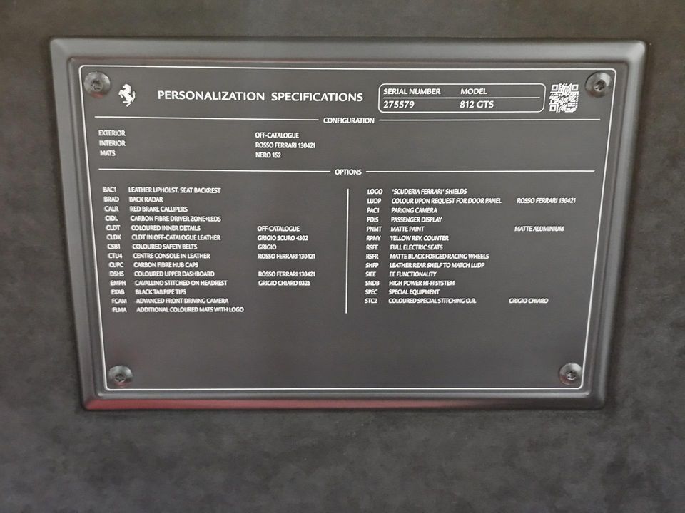 2022 Ferrari 812 GTS