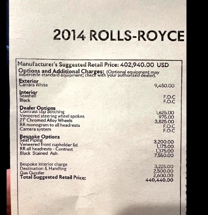 2014 Rolls-Royce Phantom
