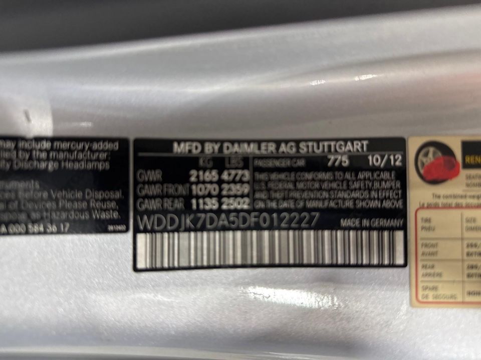 2013 Mercedes-Benz SL550