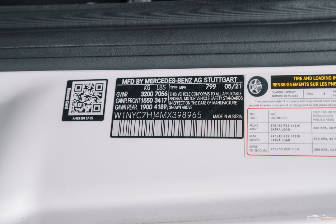 2021 Mercedes-Benz G63