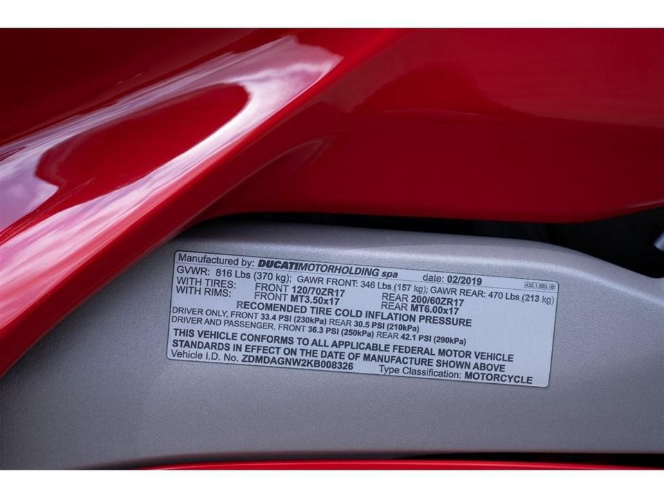 2019 Ducati Panigale V4S