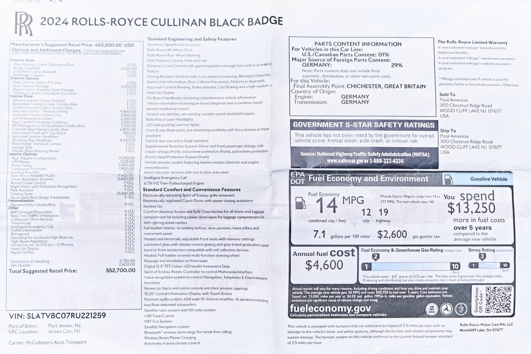 2024 Rolls-Royce Cullinan