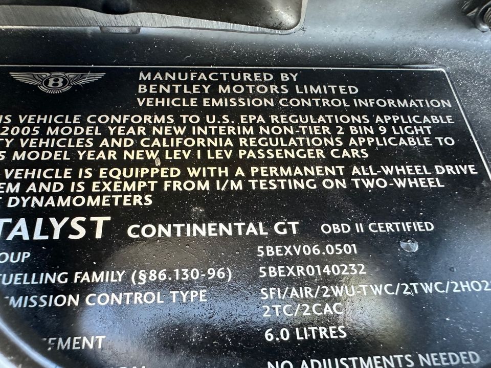 2005 Bentley Continental