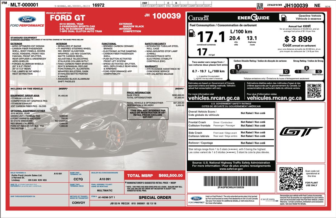 2018 Ford GT