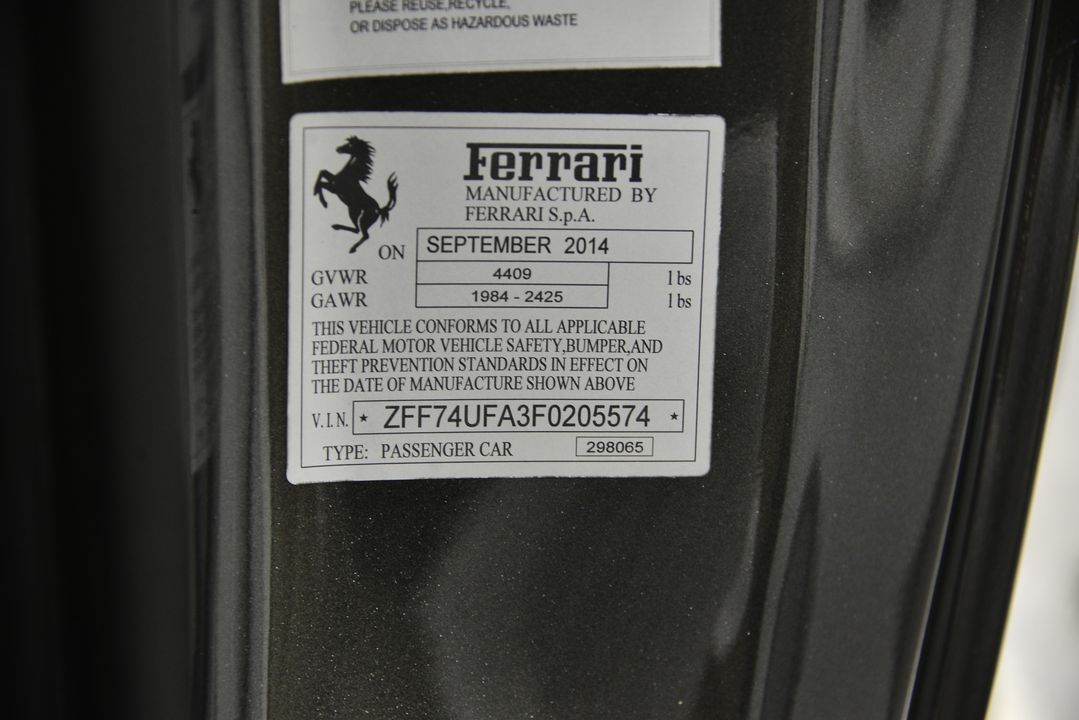 2015 Ferrari F12berlinetta