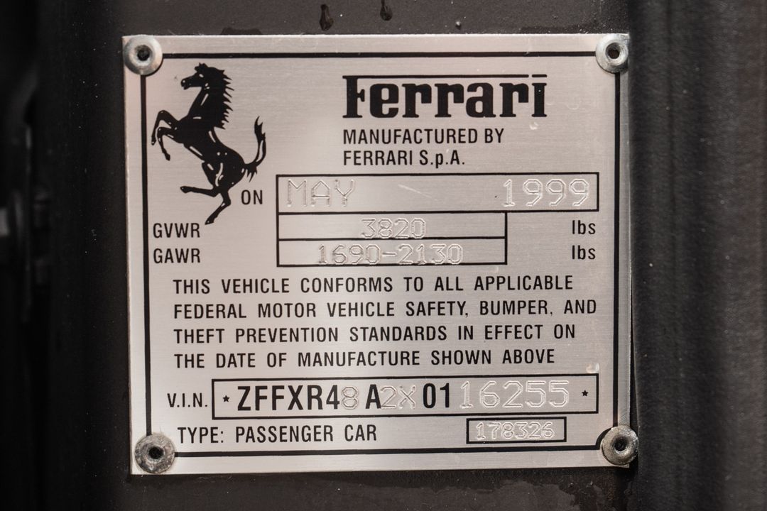 1999 Ferrari 355 F1