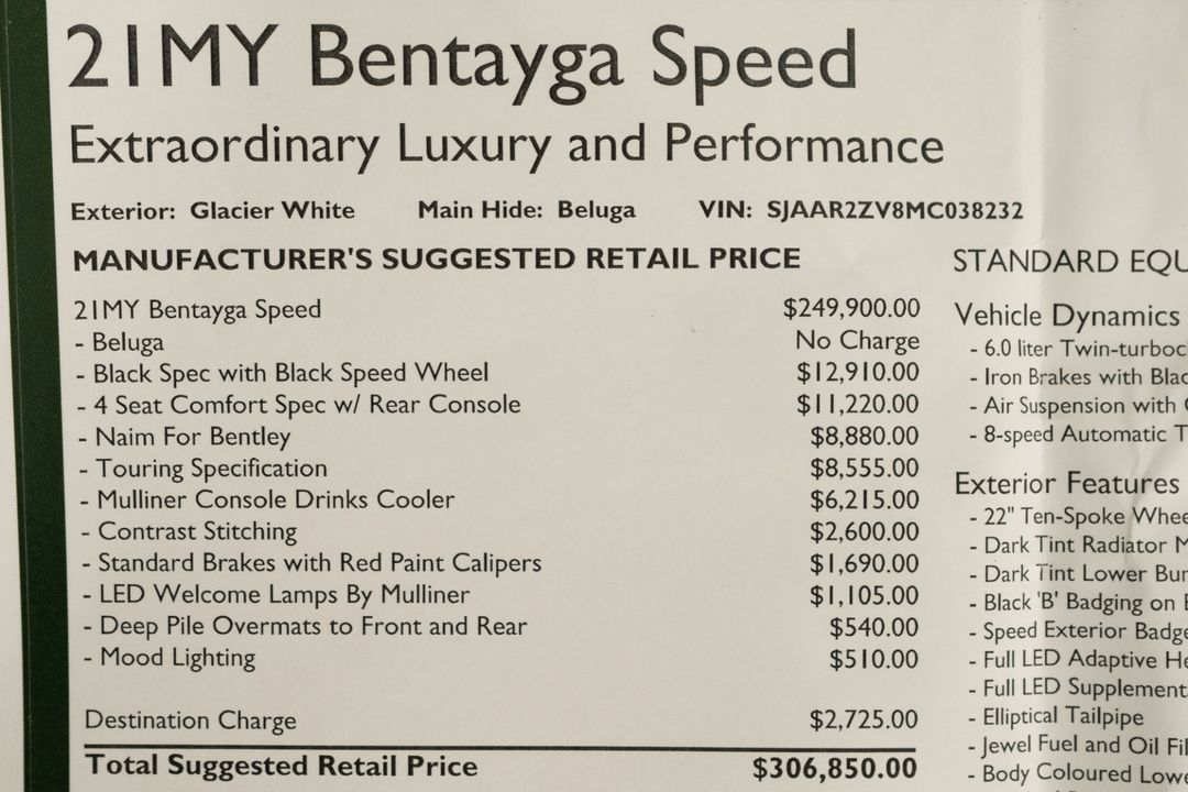 2021 Bentley Bentayga