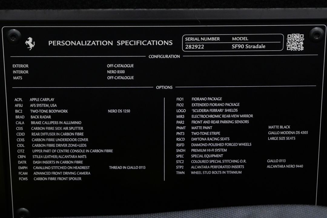 2022 Ferrari SF90 Stradale