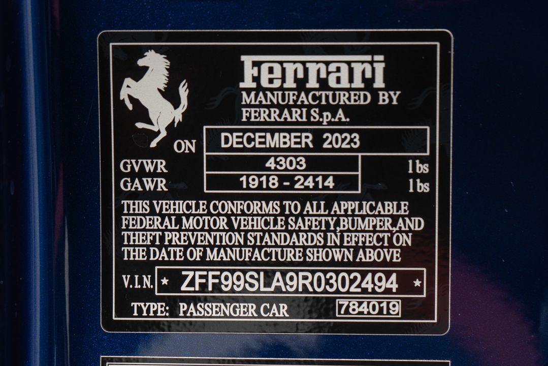 2024 Ferrari 296