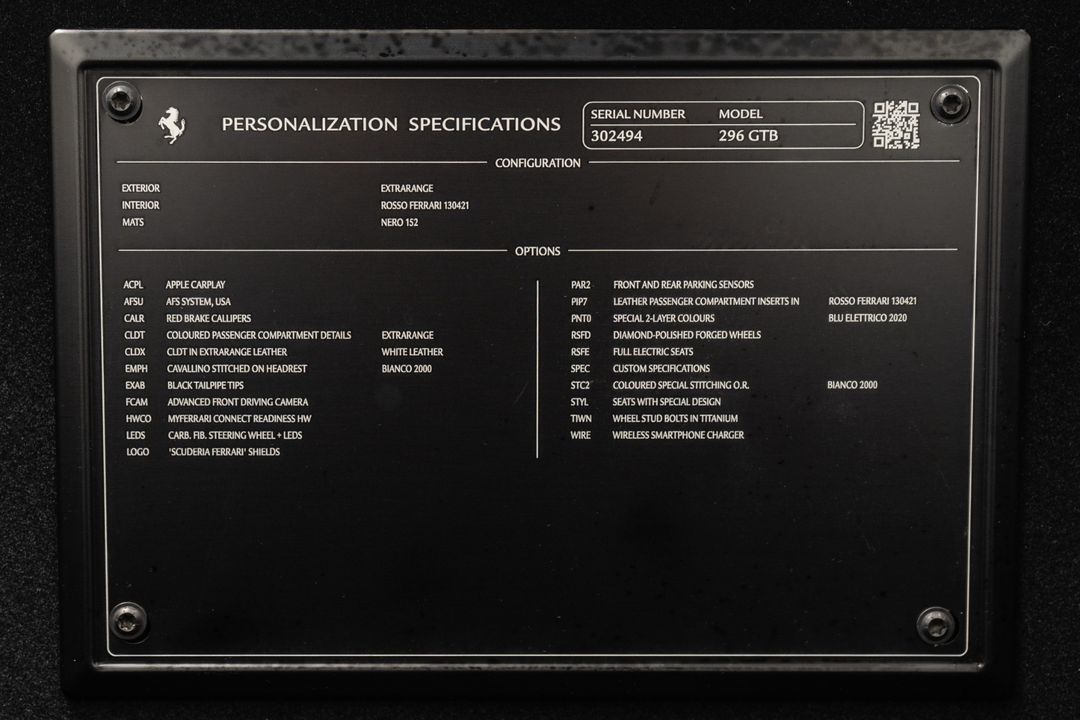 2024 Ferrari 296