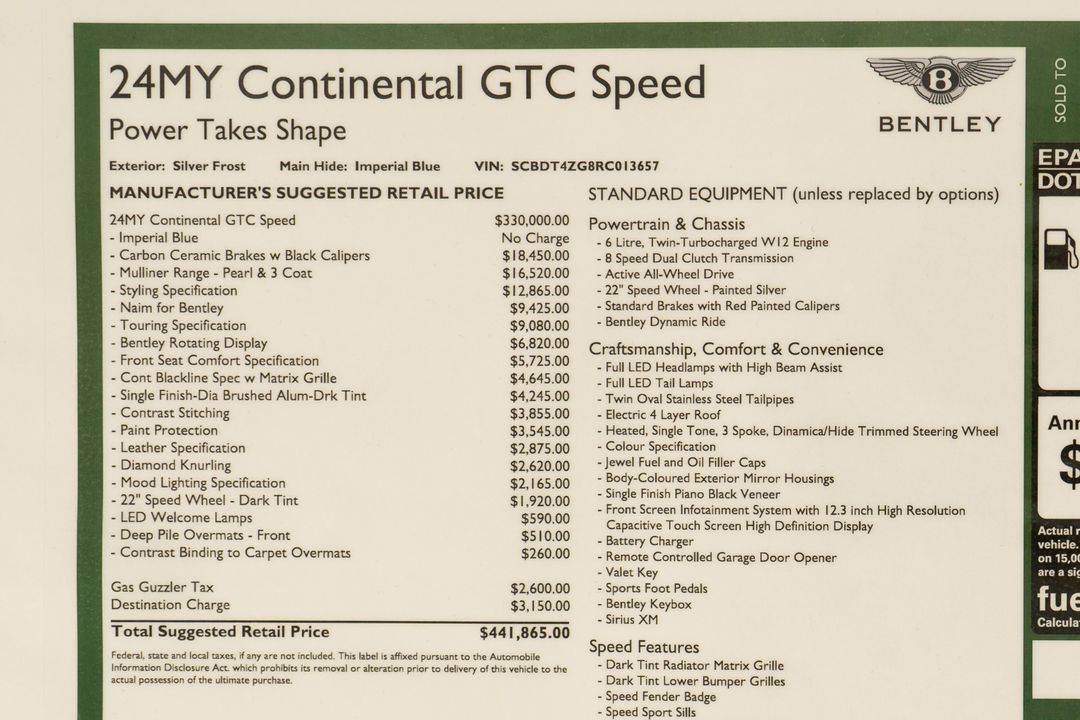 2024 Bentley Continental