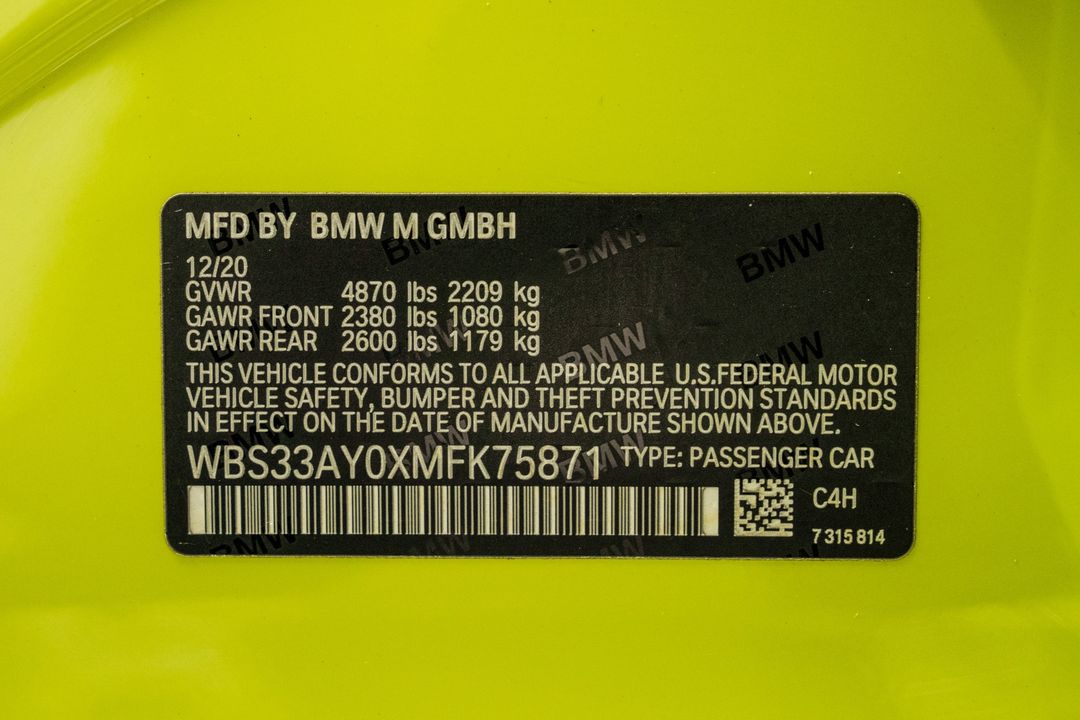 2021 BMW M3