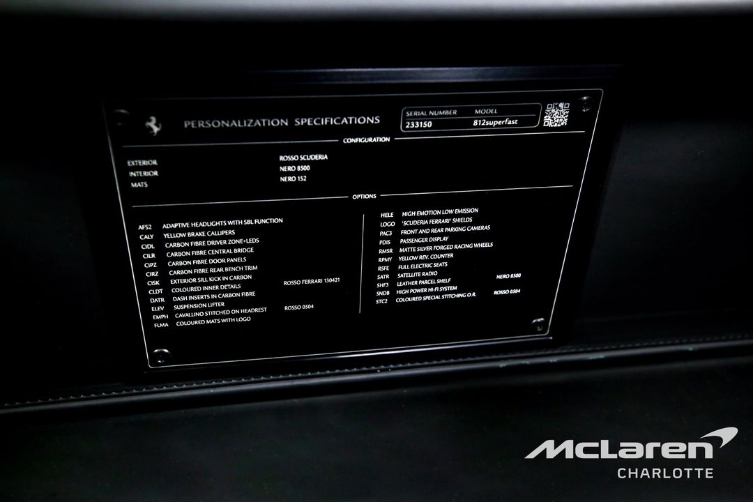 2018 Ferrari 812 Superfast