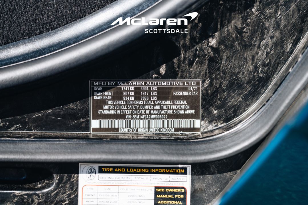 2021 MCLAREN 720S