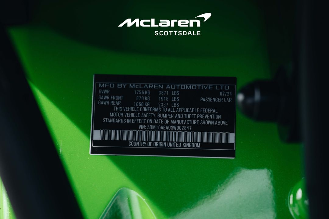 2025 MCLAREN ARTURA