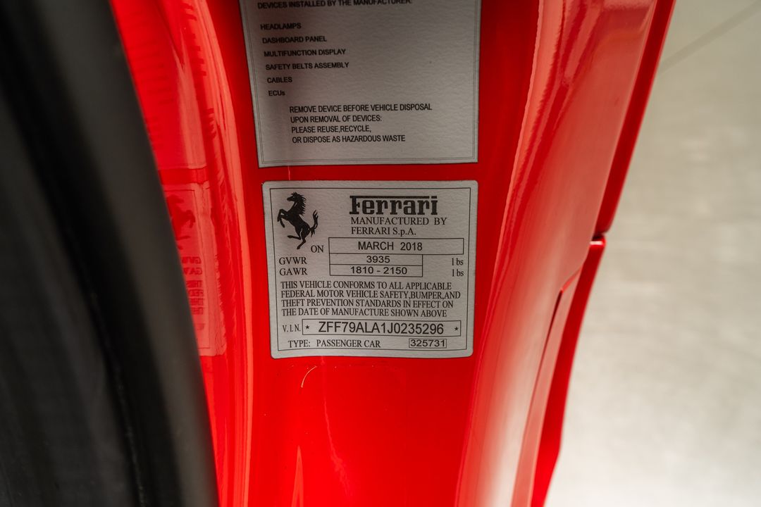 2018 Ferrari 488 GTB